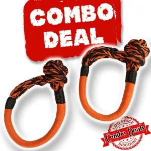 2 x Carbon Monkey Fist 13T Soft Shackle Combo Deal