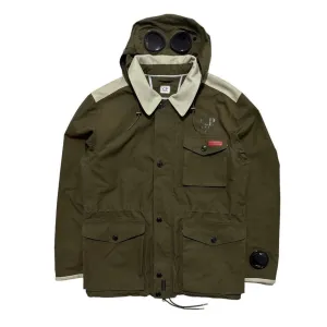 CP Company Khaki Ventile Goggle Jacket