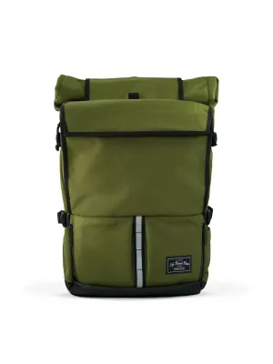 Life Behind Bars The Peloton Rolltop Backpack 30-42L Olive