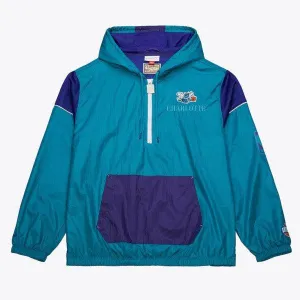 Mitchell & Ness Charlotte Hornets Retro NBA Team OG 3.0 Anorak Jacket Teal - Purple