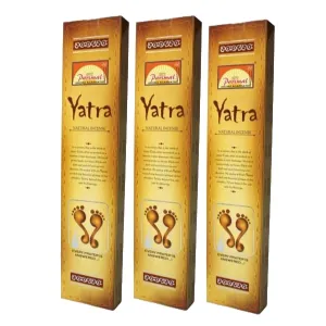 Parimal Agarbatti | Yatra Incense Sticks | Set of 3 | 72 Grams Incense Sticks | Natural Incense for Puja, Meditation, Freshness, Happy Vibes | Sacred Scents Natural Series | Parimal Mandir