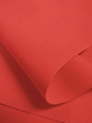 Premium Canvas PVC Outdoor Waterproof Fabric / Red / Sold By The Yard