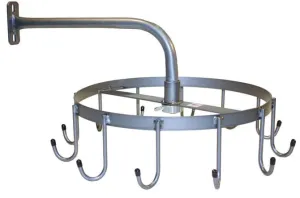 Rotary 12 Hook Wall Mount Bridle Rack