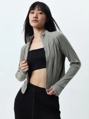 Studiofit Sage Ribbed Jacket