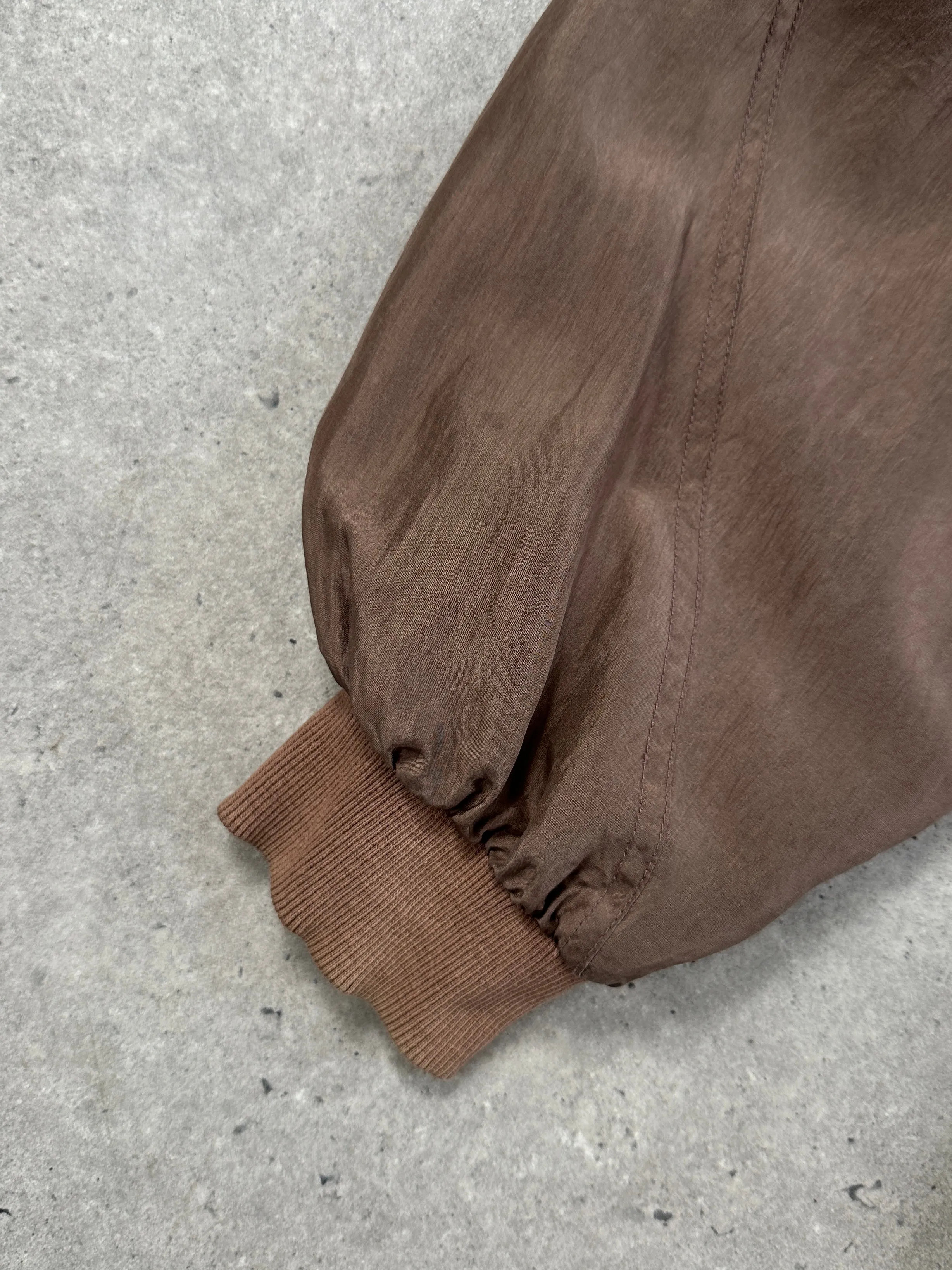 Vintage Pure Silk Bomber Jacket - XL